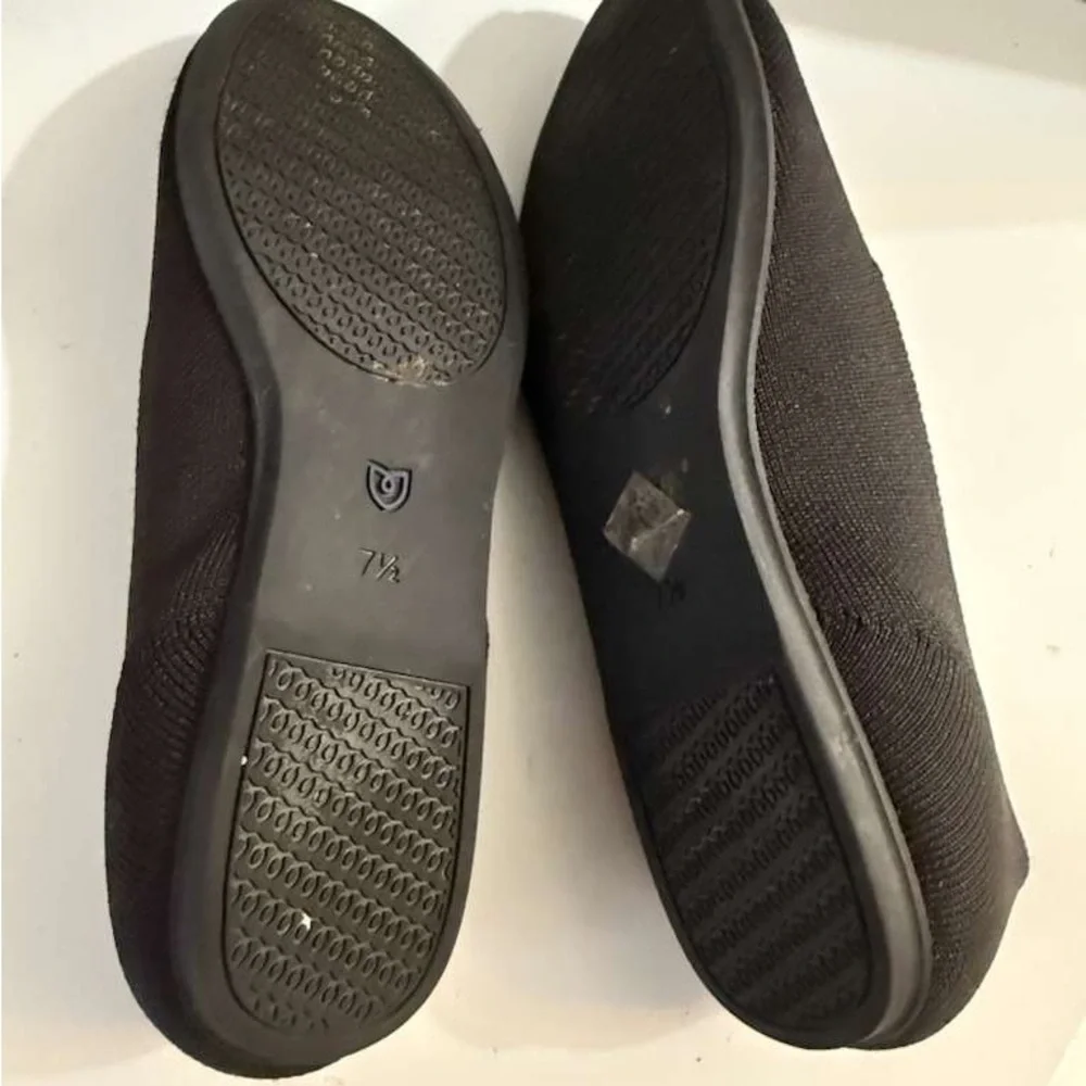 Rothy's  Black and Blue Slip-On Loafers - Picture 4 of 5